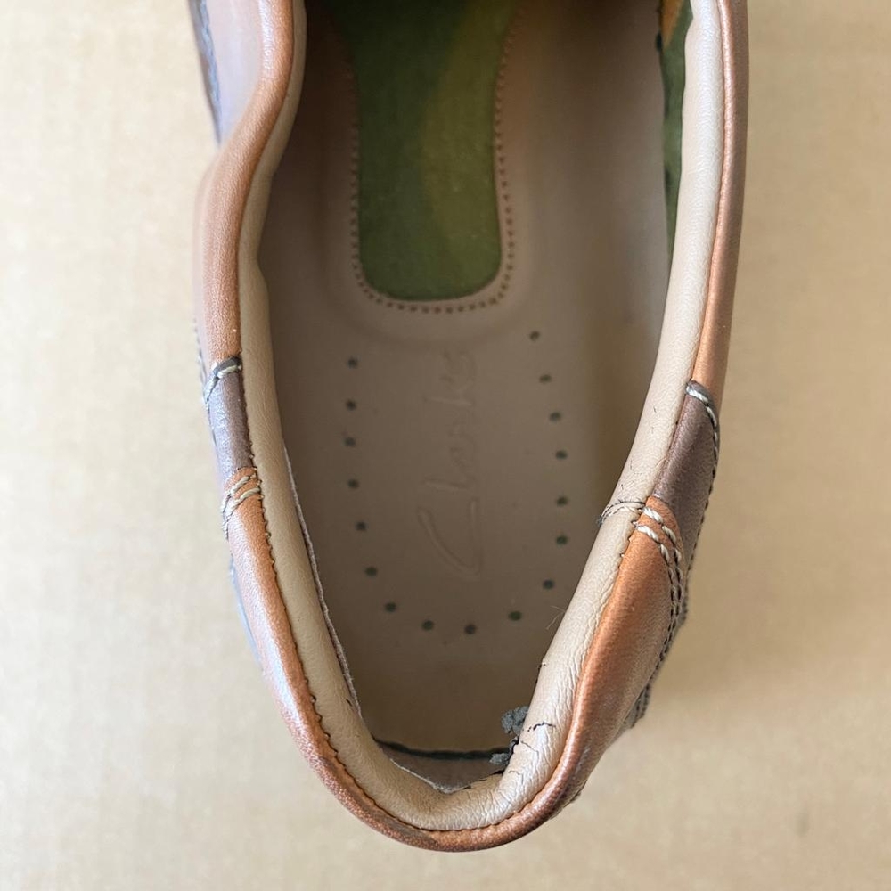 Clarks Loafers Escalade Step Slip-On Leather Upper Shoes - Picture 6 of 9